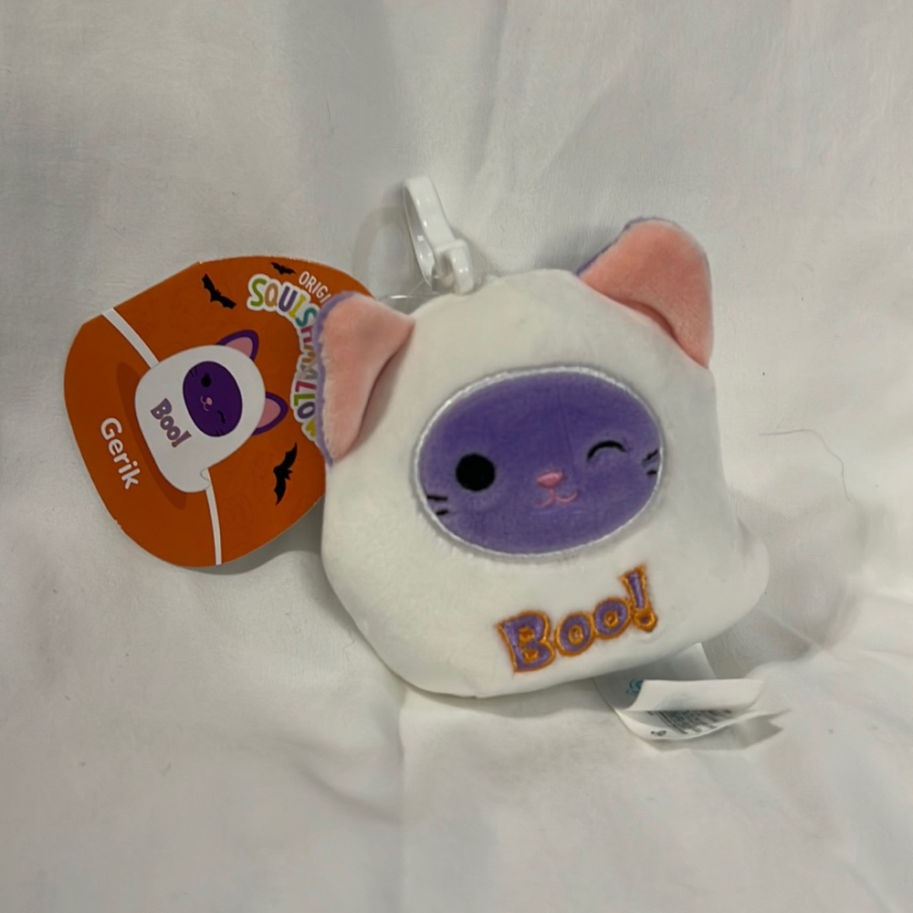 Squishmallow Clip Gerik the cat
